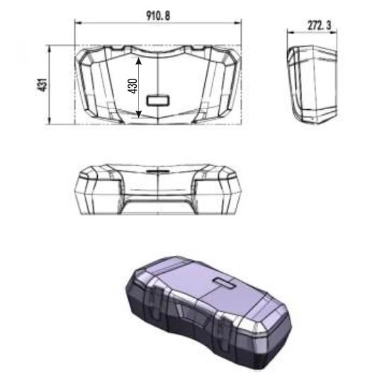 Кофр для квадроцмкла передний GKA 6600