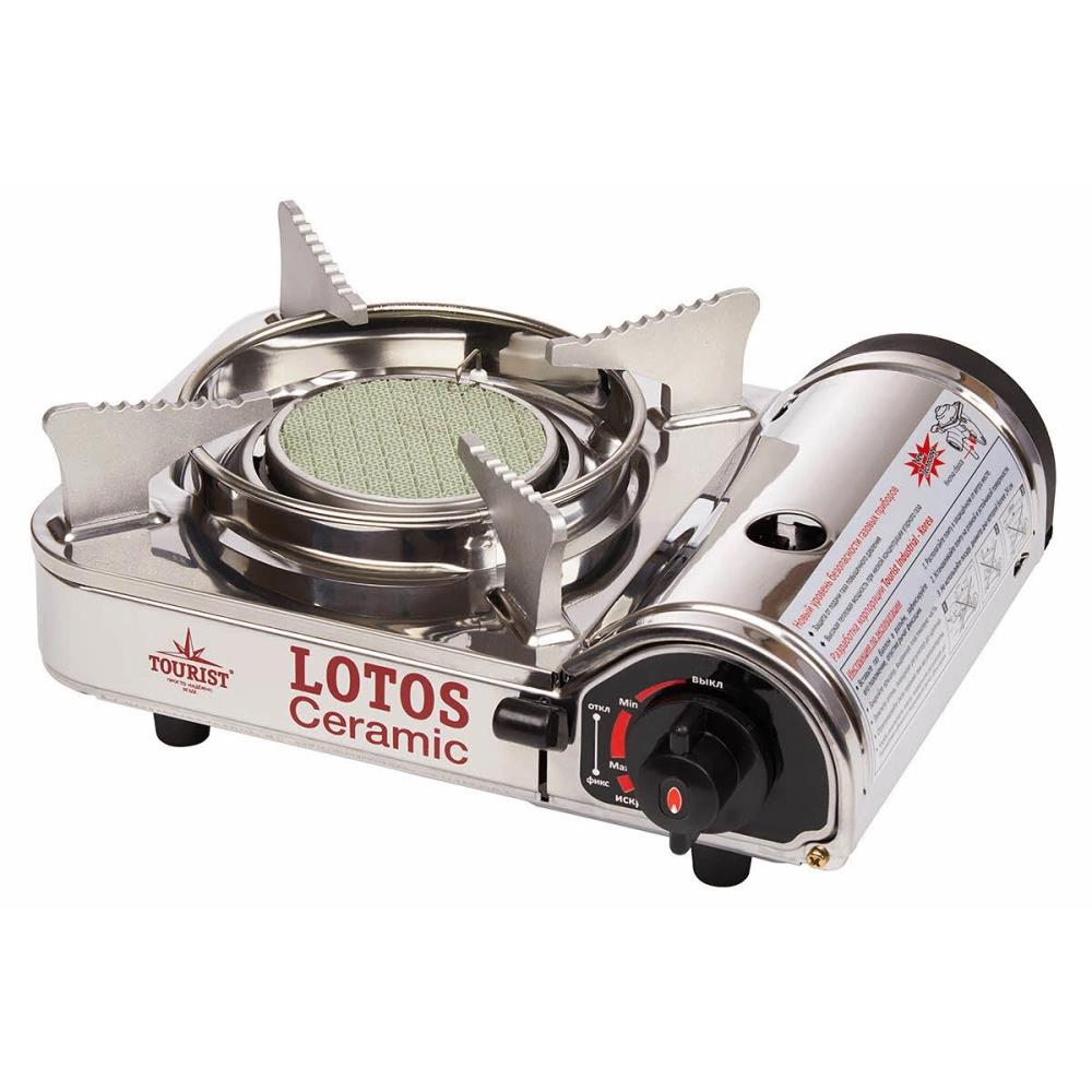 Плита газовая TOURIST LOTOS CERAMIC портативная